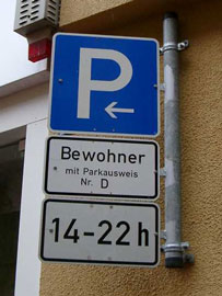 So sieht das normalerweise aus - ohne eingeschränktes Halteverbot